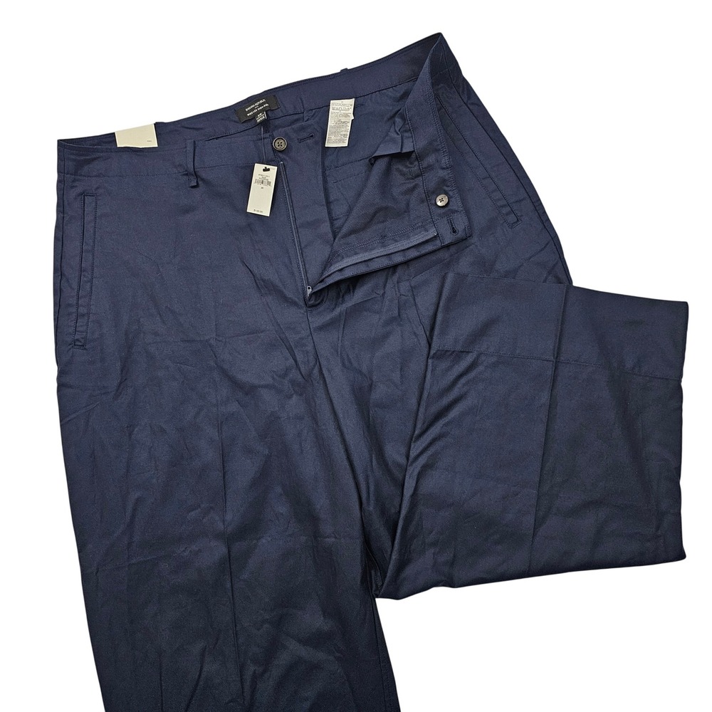 NEW Banana Republic Pants Womens 20 Navy Blue High Rise Cropped Wide Leg Preppy